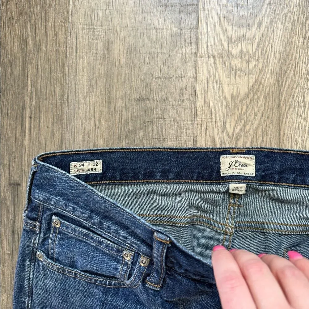 MENS J CREW JEANS SIZE 34x32